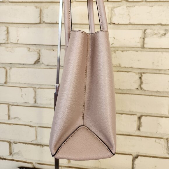 Like New Kate Spade Eva Warm Beige Leather Crossbody Bag Purse - Picture 6 of 13